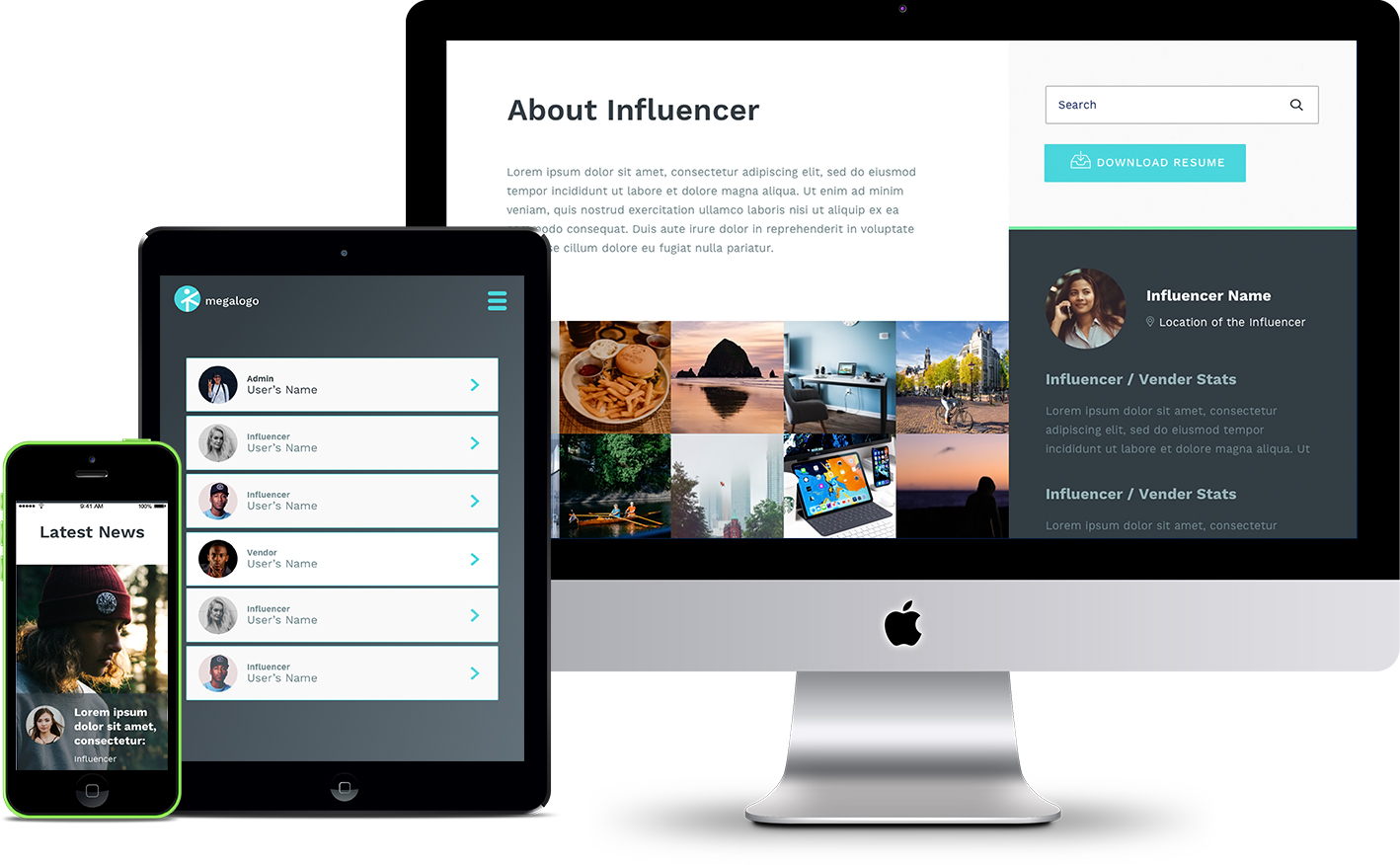 UI design by Kristine Perry