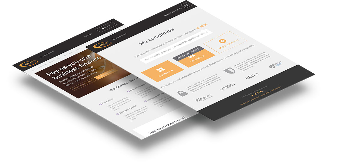 Verus360 - UI Design - Design by Kristine Perry