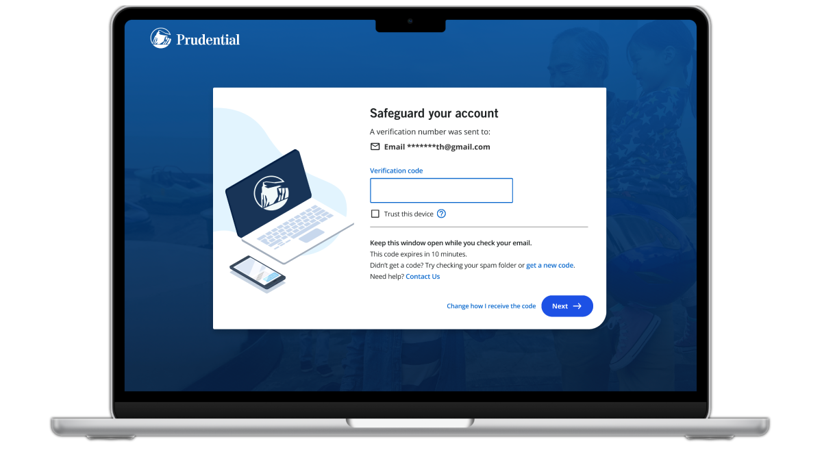 Prudential - UI Mockup - Design by Kristine Perry