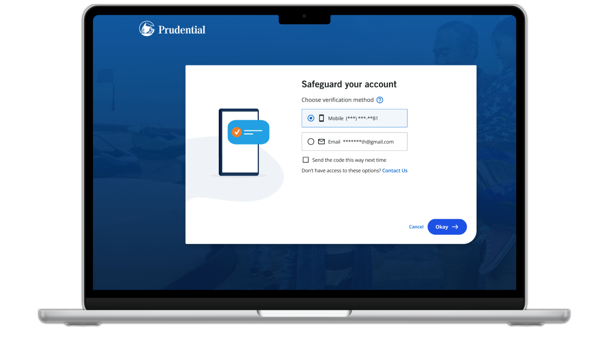 Prudential - UI Mockup - Design by Kristine Perry