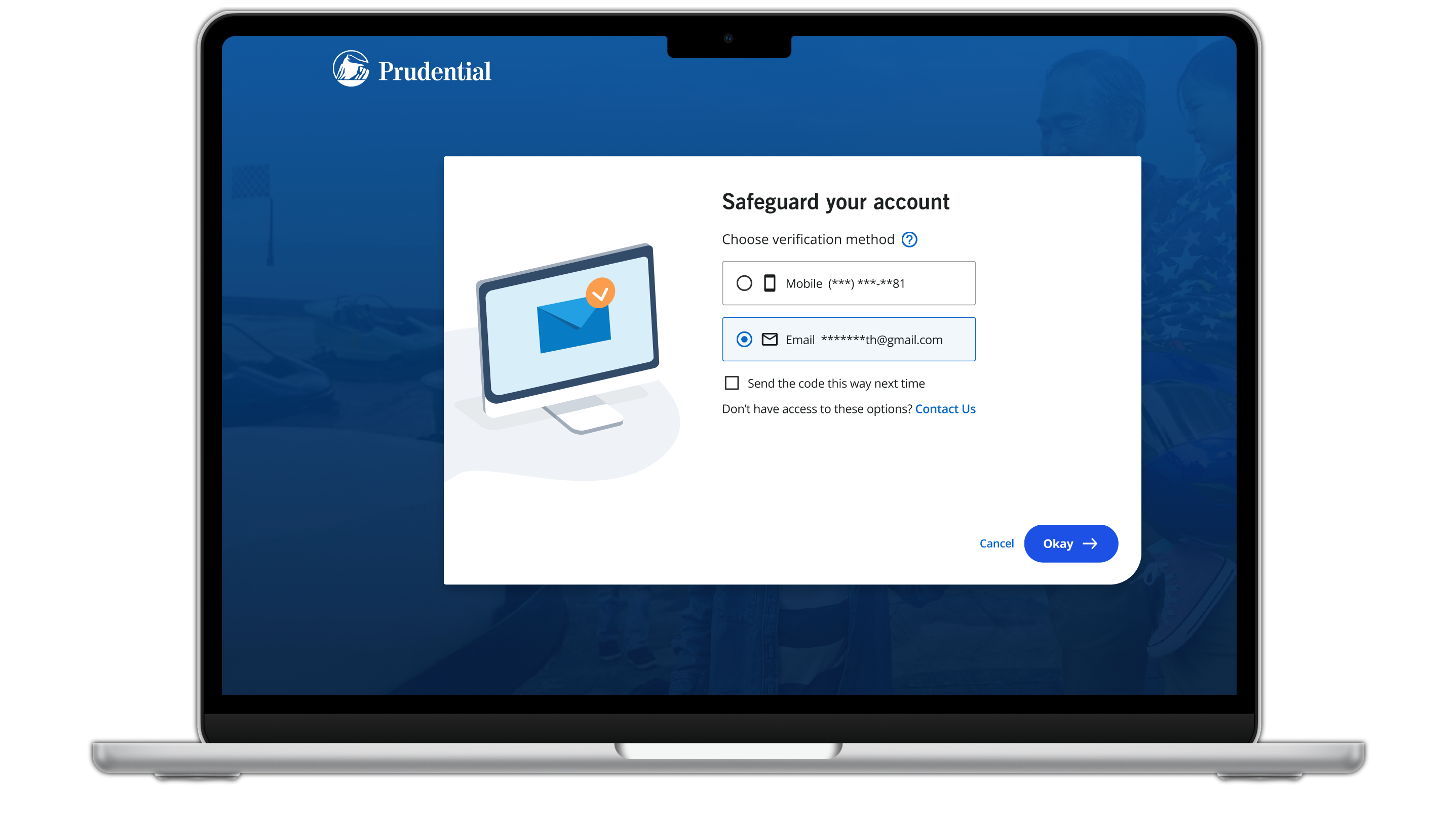 Prudential - UI Mockup - Design by Kristine Perry