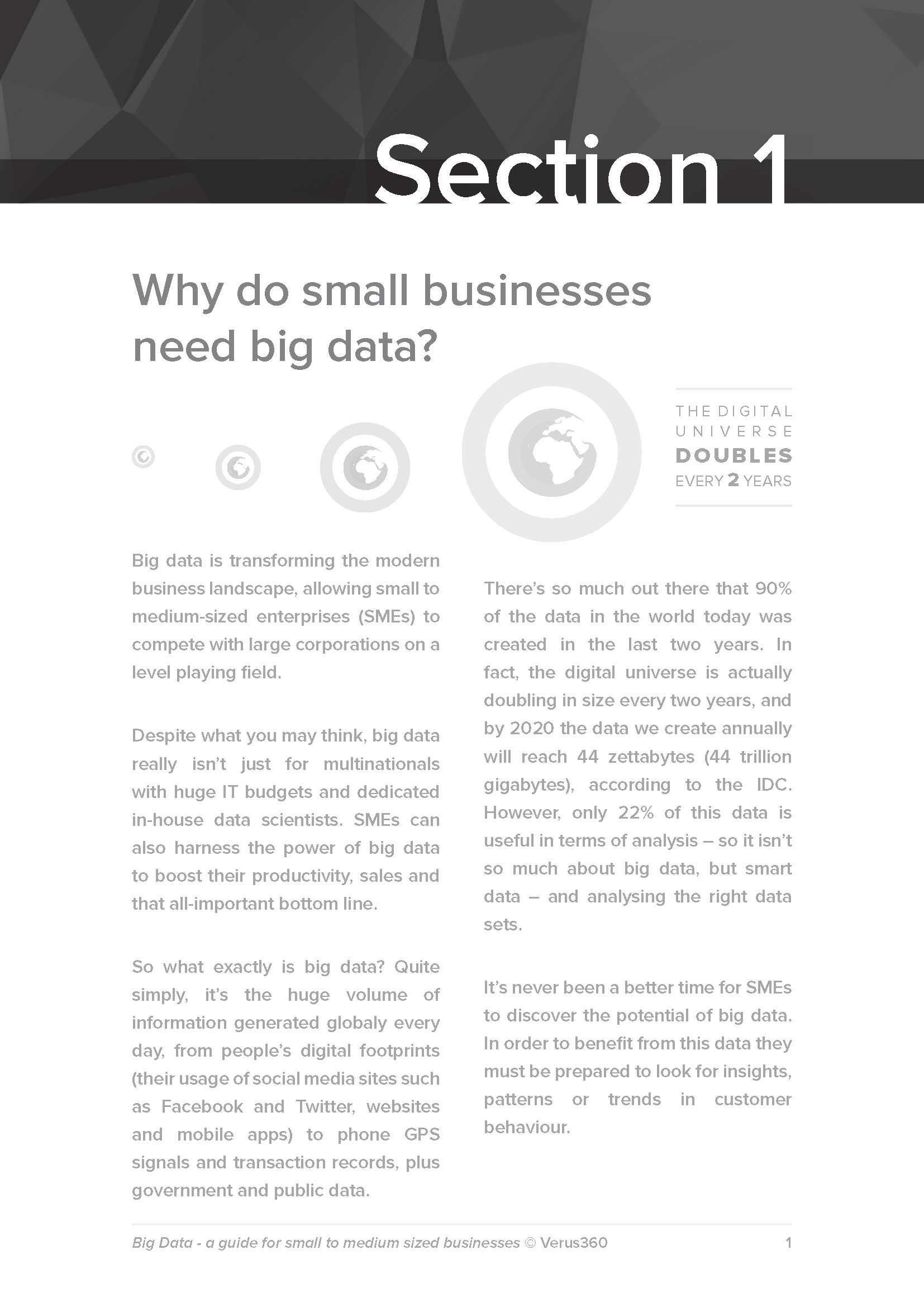 Verus360 Big Data E-book