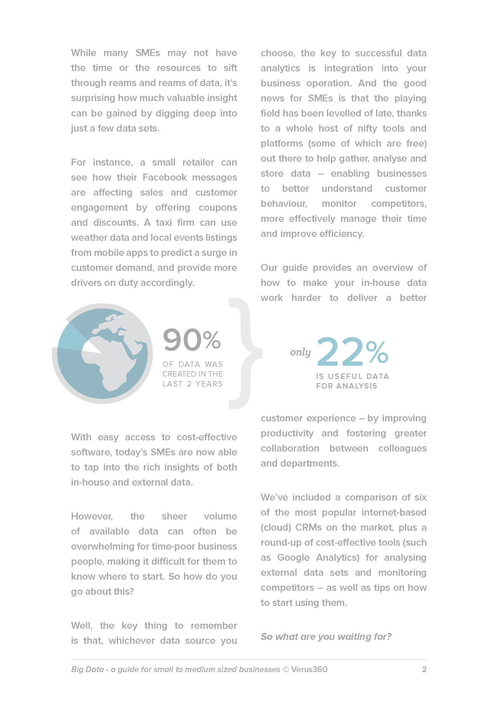 Verus360 Big Data E-book
